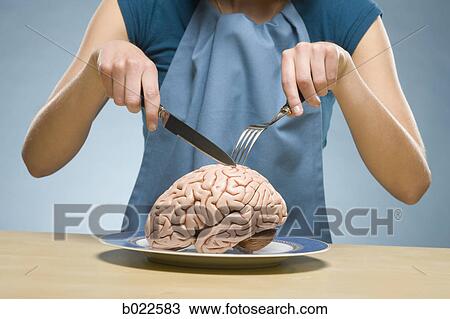 woman eating "brain food" View Large Photo Image Stock Image - woman eating "brain food". Fotosearch