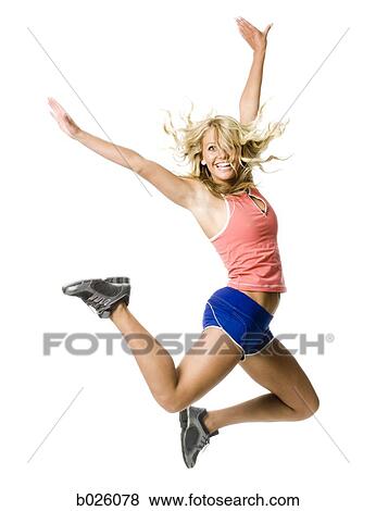 Stock Photo - woman exercising. Fotosearch