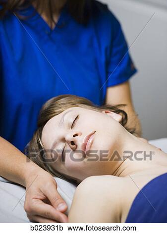 woman getting a massage View Large Photo Image Stock Image - woman getting a massage. Fotosearch