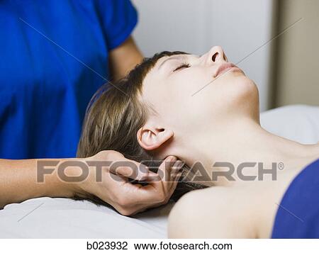 woman getting a massage View Large Photo Image Stock Image - woman getting a massage. Fotosearch