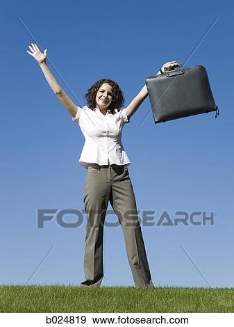 woman holding a briefcase View Large Photo Image Stock Photo - woman holding a briefcase. Fotosearch