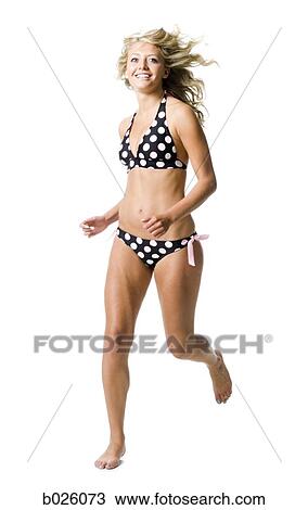 woman in a polka dot bikini View Large Photo Image Stock Image - woman in a polka dot bikini. Fotosearch