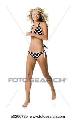woman in a polka dot bikini View Large Photo Image Stock Image - woman in a polka dot bikini. Fotosearch