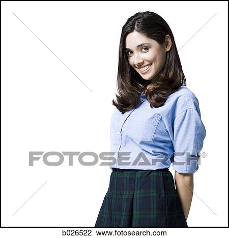 woman in a school girl outfit View Large Photo Image Stock Image - woman in a school girl outfit. Fotosearch