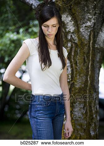 woman in a white shirt View Large Photo Image Stock Photo - woman in a white shirt. Fotosearch