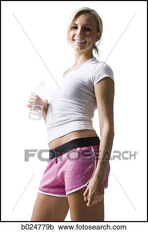 woman in pink running shorts View Large Photo Image Stock Image - woman in pink running shorts. Fotosearch