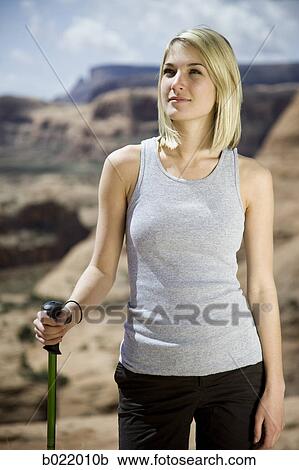 woman in the desert View Large Photo Image Stock Image - woman in the desert. Fotosearch
