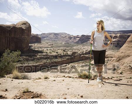 woman in the desert View Large Photo Image Stock Image - woman in the desert. Fotosearch