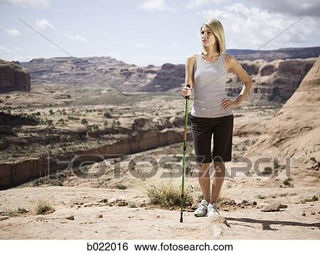 woman in the desert View Large Photo Image Stock Photograph - woman in the desert. Fotosearch
