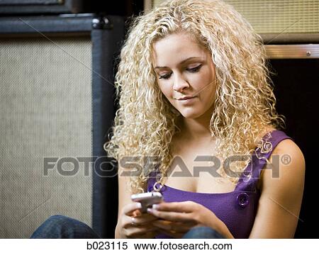 woman text messaging View Large Photo Image Stock Photography - woman text messaging. Fotosearch