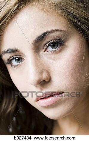 woman with brown hair View Large Photo Image Picture - woman with brown hair. Fotosearch