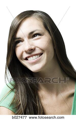 woman with brown hair View Large Photo Image Stock Photo - woman with brown hair. Fotosearch