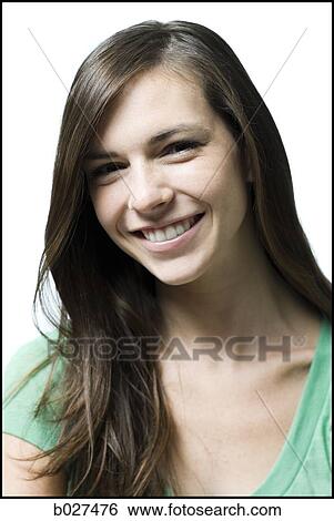 woman with brown hair View Large Photo Image Stock Photograph - woman with brown hair. Fotosearch
