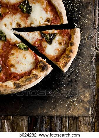 wood-fired cheese pizza View Large Photo Image Stock Image - wood-fired cheese pizza. Fotosearch