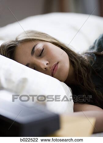 young woman in bed View Large Photo Image Stock Image - young woman in bed. Fotosearch