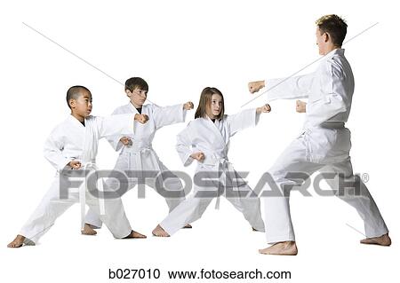 youth practicing martial arts View Large Photo Image Stock Image - youth practicing martial arts. Fotosearch