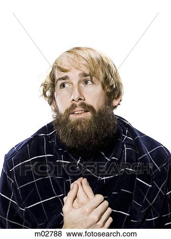 bearded man in a robe View Large Photo Image Stock Photo - bearded man in a robe. Fotosearch