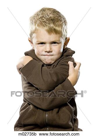 boy hugging himself View Large Photo Image Stock Image - boy hugging himself. Fotosearch