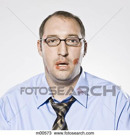 businessman with lipstick kisses on his shirt View Large Photo Image Stock Image - businessman with lipstick kisses on his shirt. Fotosearch