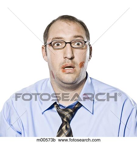 businessman with lipstick kisses on his shirt View Large Photo Image Stock Image - businessman with lipstick kisses on his shirt. Fotosearch