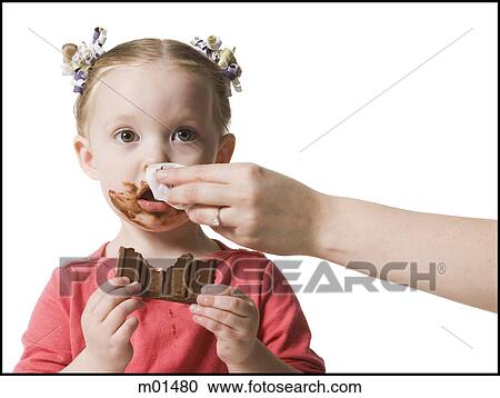 child eating chocolate View Large Photo Image Stock Image - child eating chocolate. Fotosearch