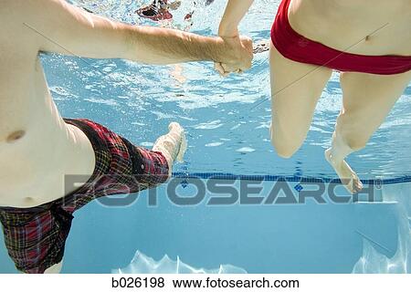 couple underwater View Large Photo Image Stock Photo - couple underwater. Fotosearch