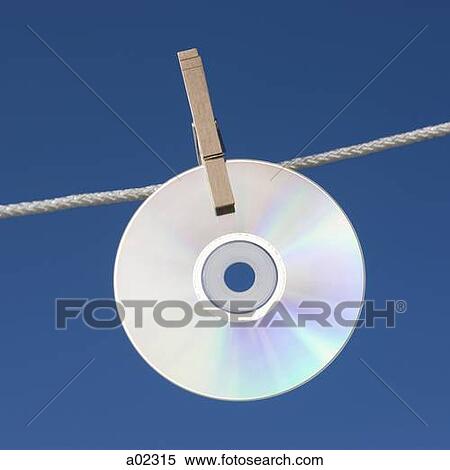 DVD hanging on washing line View Large Photo Image Stock Photography - DVD hanging on washing line. Fotosearch