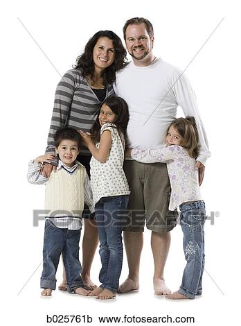 family of five View Large Photo Image Stock Image - family of five. Fotosearch