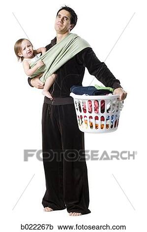 Stock Image - father and young daughter. Fotosearch