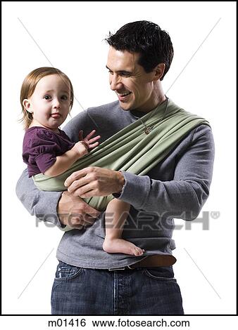 Stock Photograph - father and young daughter. Fotosearch