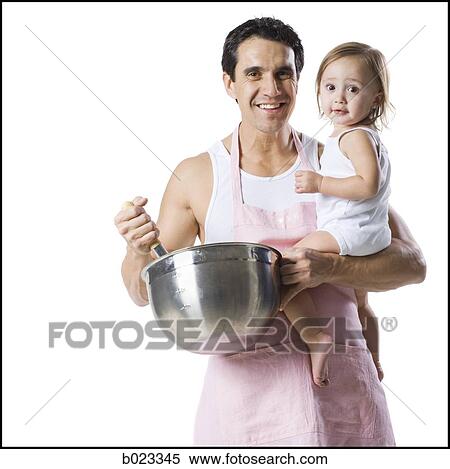Stock Photography - father and young daughter. Fotosearch