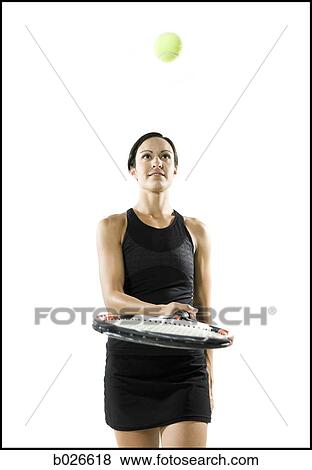 female tennis player View Large Photo Image Stock Photo - female tennis player. Fotosearch