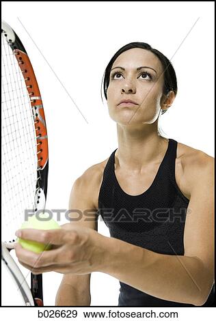 female tennis player View Large Photo Image Stock Photo - female tennis player. Fotosearch