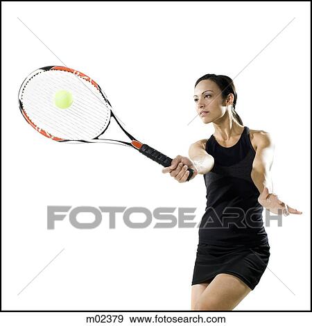Stock Photo - female tennis player. Fotosearch