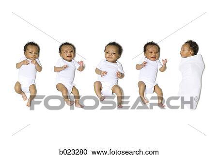 five newborn babies View Large Photo Image Stock Image - five newborn babies. Fotosearch