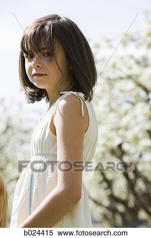 girl in a white dress View Large Photo Image Stock Photography - girl in a white dress. Fotosearch
