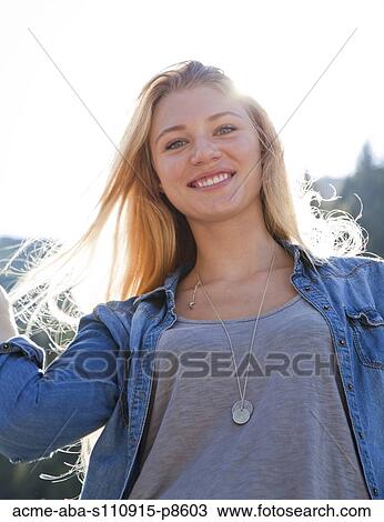 Girl smiling View Large Photo Image Stock Image - Girl smiling. Fotosearch