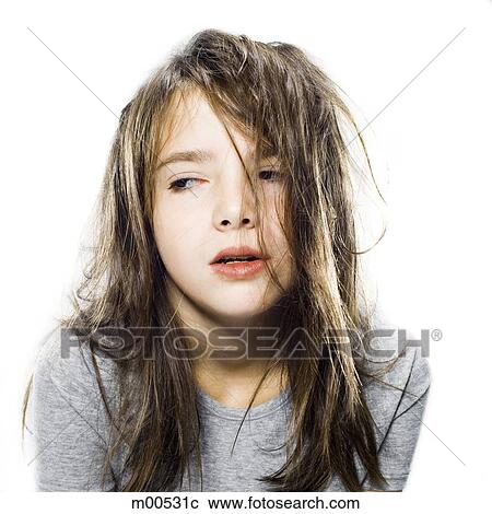 Stock Image - girl waking up in the morning. Fotosearch