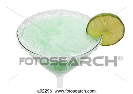 Green cocktail with lime on white background View Large Photo Image Stock Photography - Green cocktail with lime on white background. Fotosearch