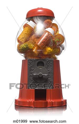 gumball machine full of pills View Large Photo Image Stock Photo - gumball machine full of pills. Fotosearch