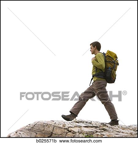 hiker on a ridge View Large Photo Image Stock Image - hiker on a ridge. Fotosearch