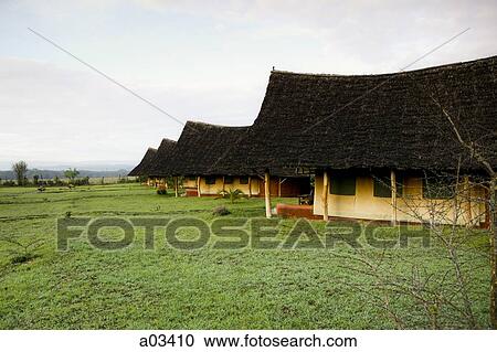 Huts in Kenya, Africa View Large Photo Image Stock Image - Huts in Kenya, Africa. Fotosearch