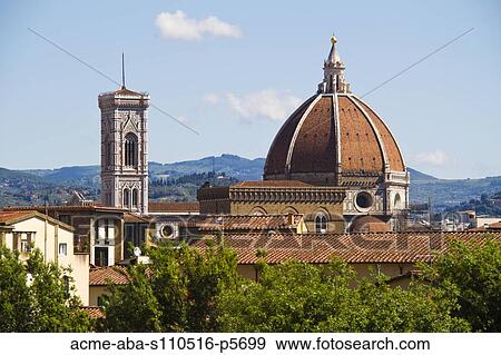 Stock Photo - Italy, Florence, View of Florence Cathedral. Fotosearch