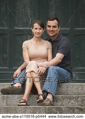 Italy, Ravello, Portrait of mature couple sitting on stairs View Large Photo Image Picture - Italy, Ravello, Portrait of mature couple sitting on stairs. Fotosearch