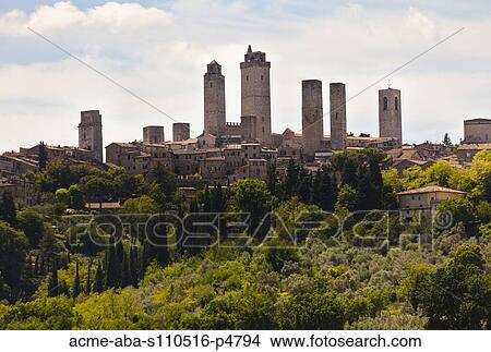 Italy, Towers of old town View Large Photo Image Picture - Italy, Towers of old town. Fotosearch