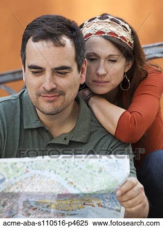 Italy, Venice, Couple with map, sightseeing in city View Large Photo Image Stock Photography - Italy, Venice, Couple with map, sightseeing in city. Fotosearch