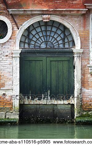 Italy, Venice, Door by canal View Large Photo Image Stock Photography - Italy, Venice, Door by canal. Fotosearch