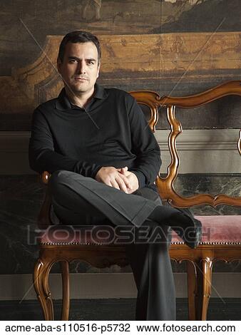 Italy, Venice, Mature man posing in museum hall View Large Photo Image Stock Image - Italy, Venice, Mature man posing in museum hall. Fotosearch