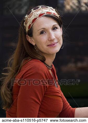 Italy, Venice, Portrait of happy mature woman View Large Photo Image Stock Photo - Italy, Venice, Portrait of happy mature woman. Fotosearch