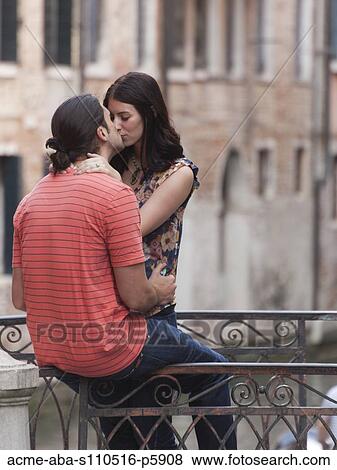 Italy, Venice, Young couple kissing View Large Photo Image Stock Photo - Italy, Venice, Young couple kissing. Fotosearch
